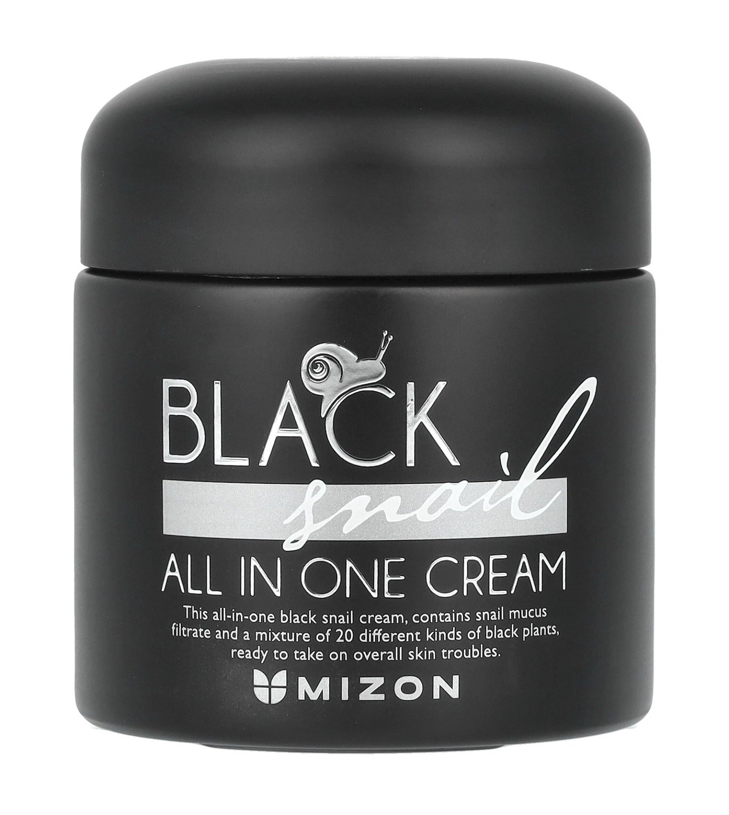 Mizon Black Snail All In One Cream 2.53 fl oz (75 ml) Jar New