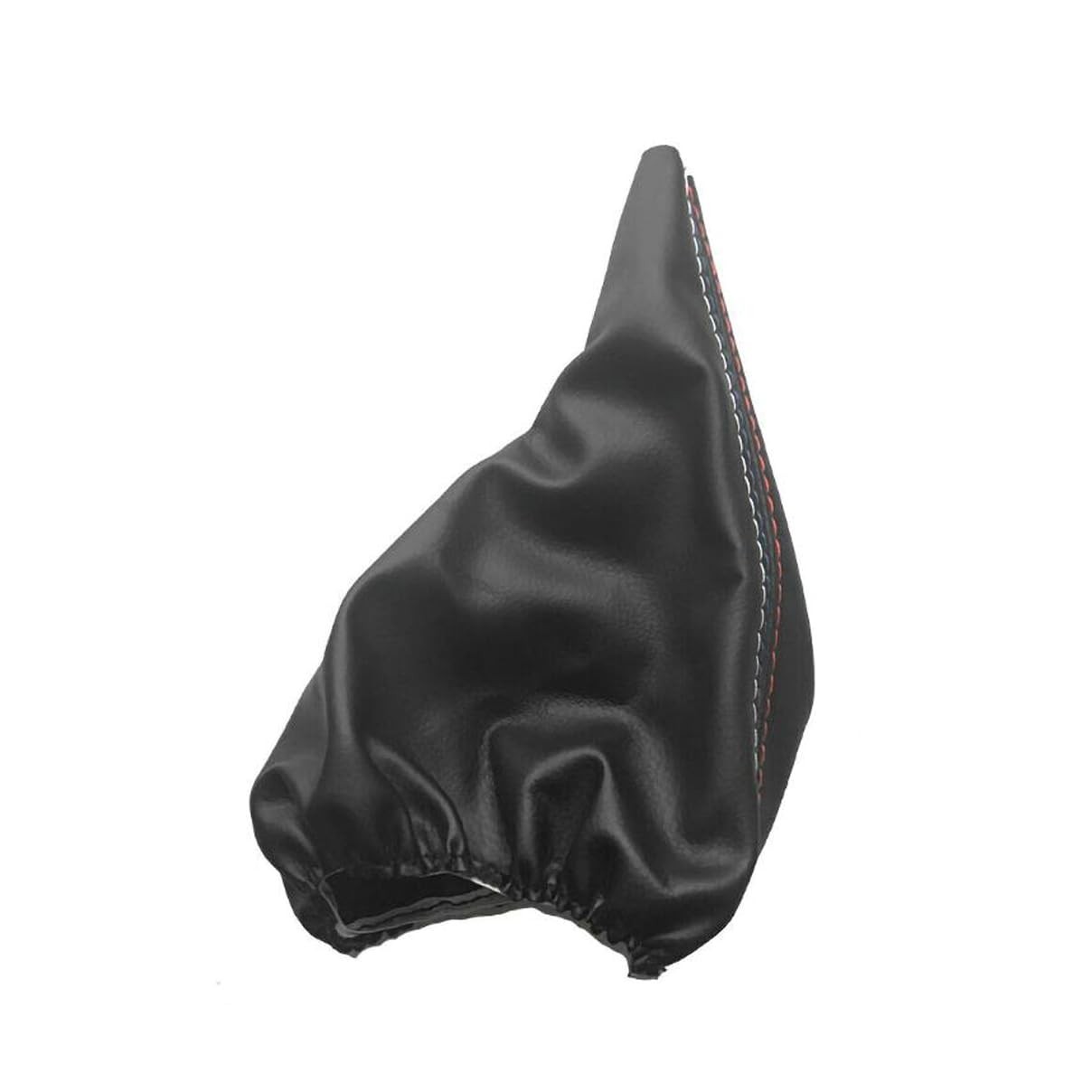Car Gear Shift Knob Cover + Manual Handbrake Gaiter as picture show, Black