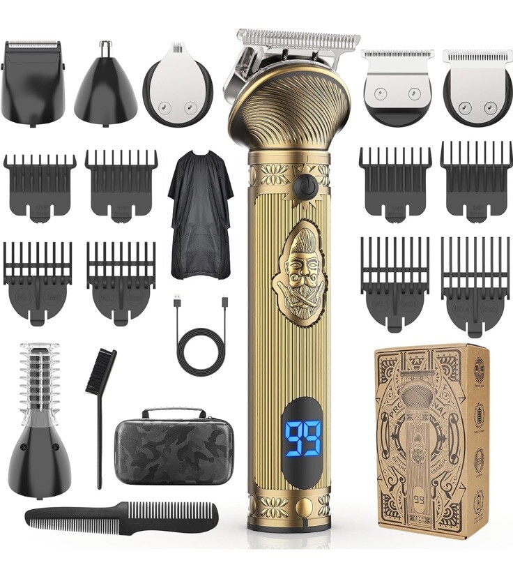 Electric Razor Shavers for Men, Beard Trimmer, Nose Ear Body Face Mustache