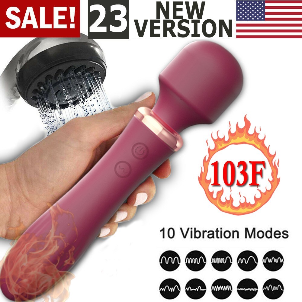 Women’s Full Body Massager, 12 Vibration Modes, Digital Display, USB Charging