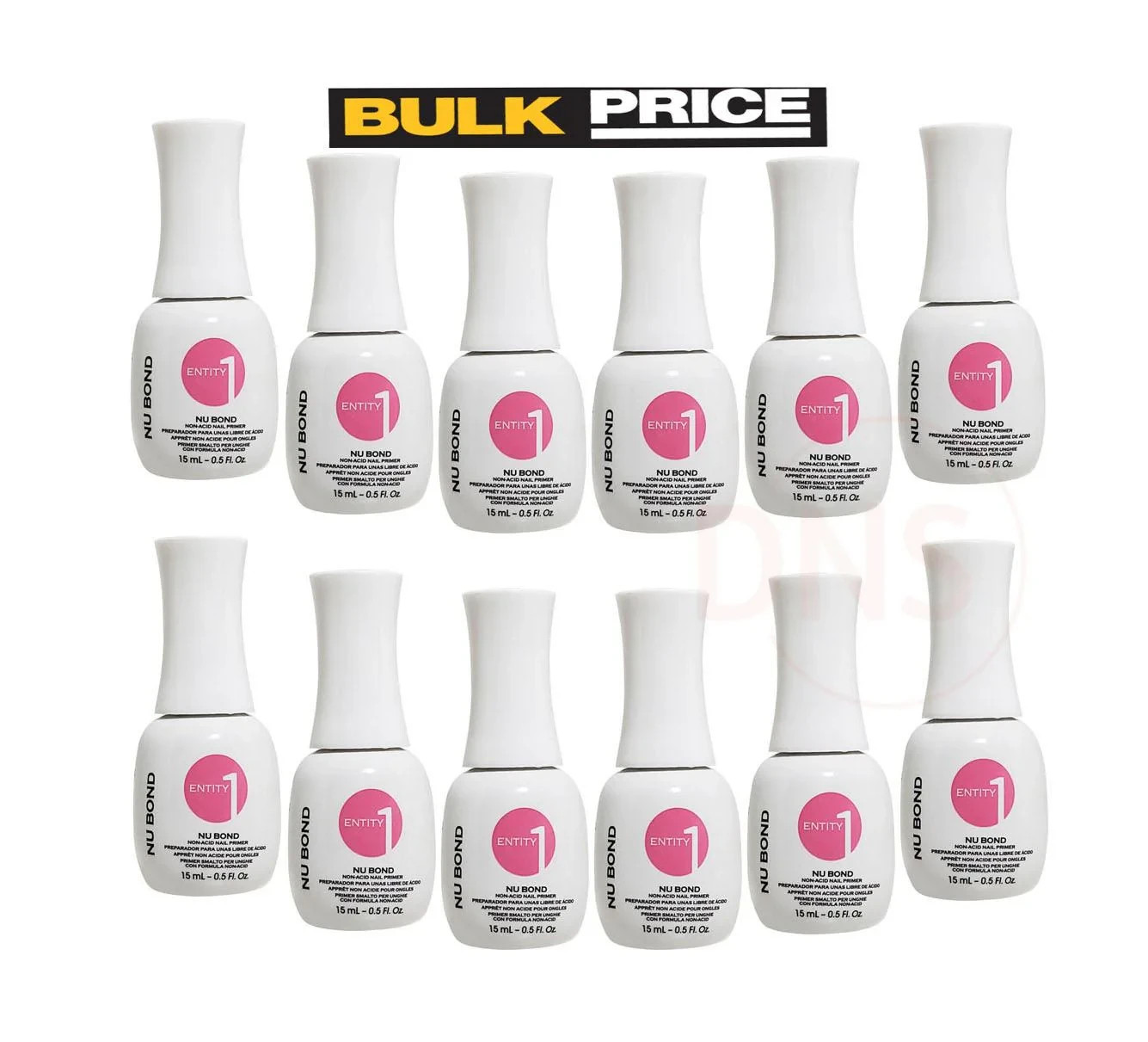 Entity NU BOND None Acid Nail Primer 0.5 oz (Pack of 12) Bulk Deal