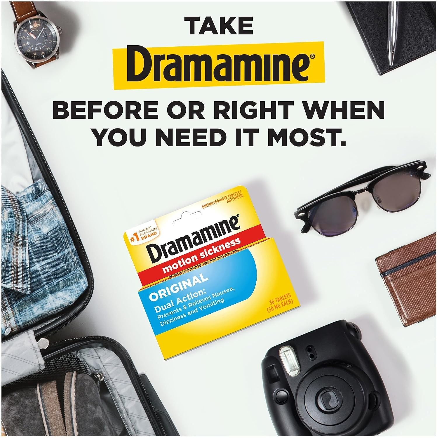 Dramamine , Motion Sickness Relief, 36 Count