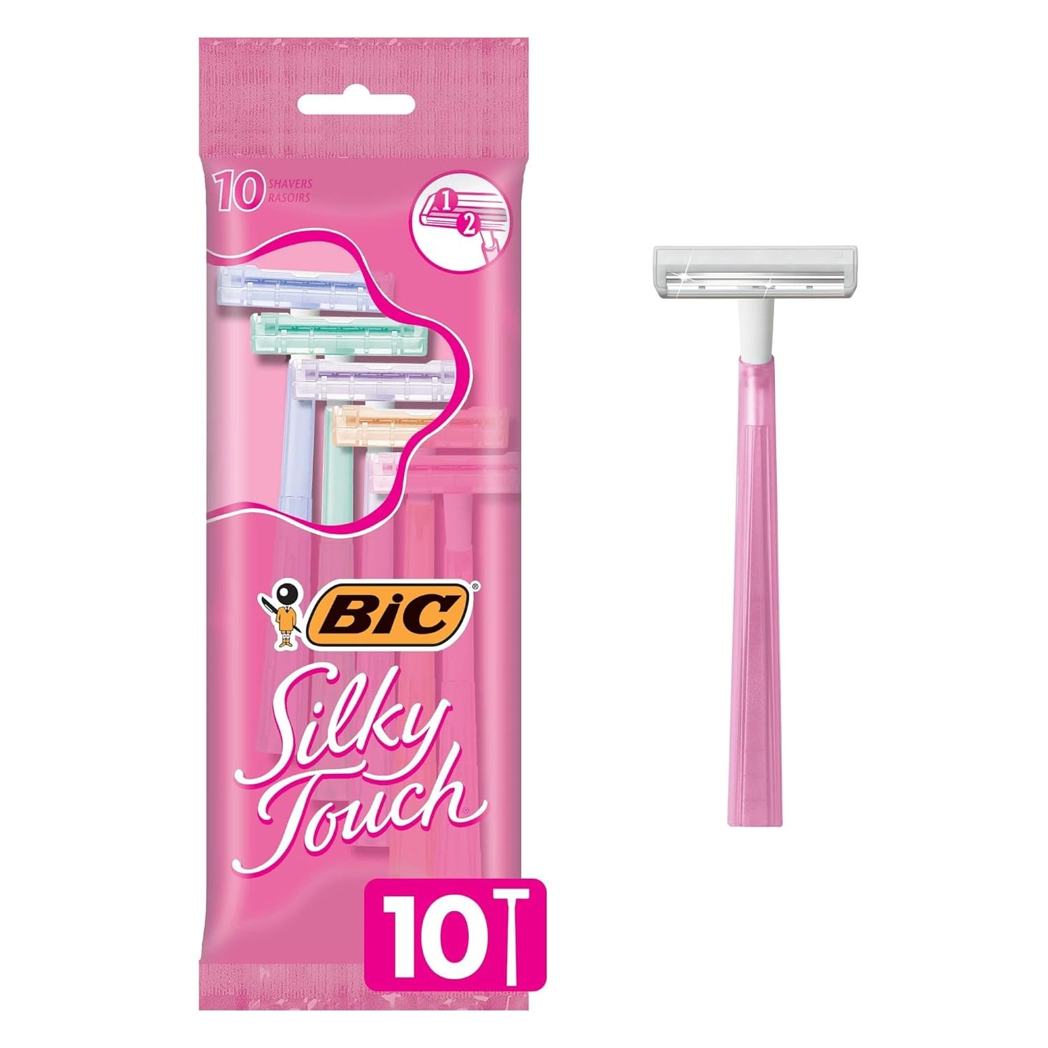 BIC Silky Touch Women’s Disposable Razors 10 Count