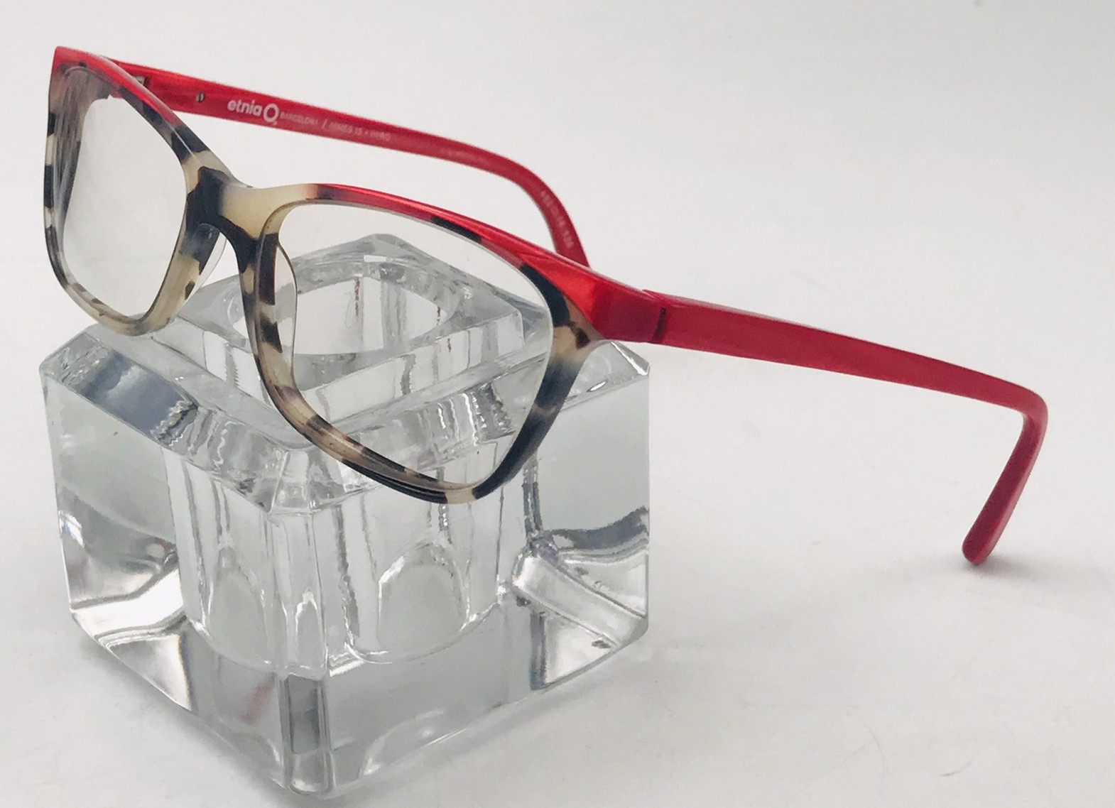 ETNIA O Barcelona Eyeglasses Nimes 15 HVRD 152-16-135 Red & Brown Tortoise Spain
