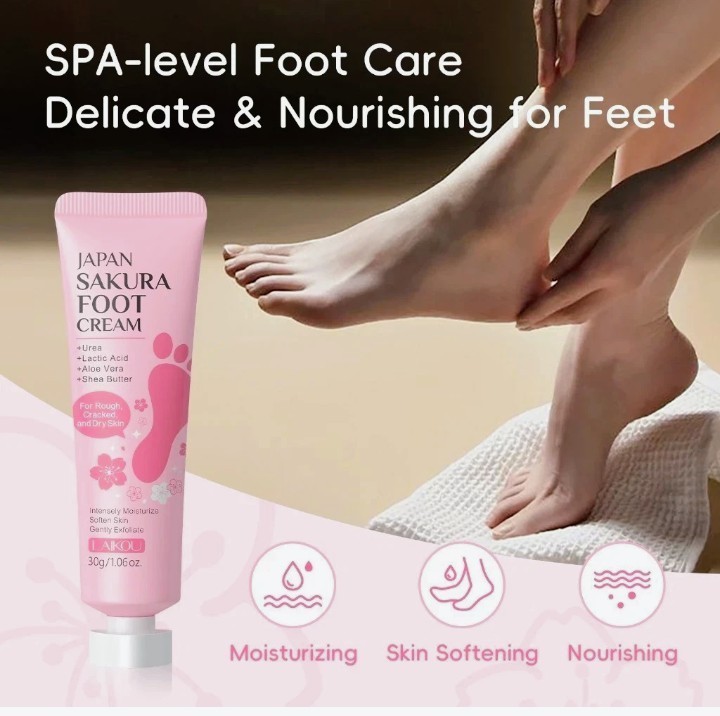 50g Original Japan Sakura Foot Cream For Dry Rough Cracked Feet