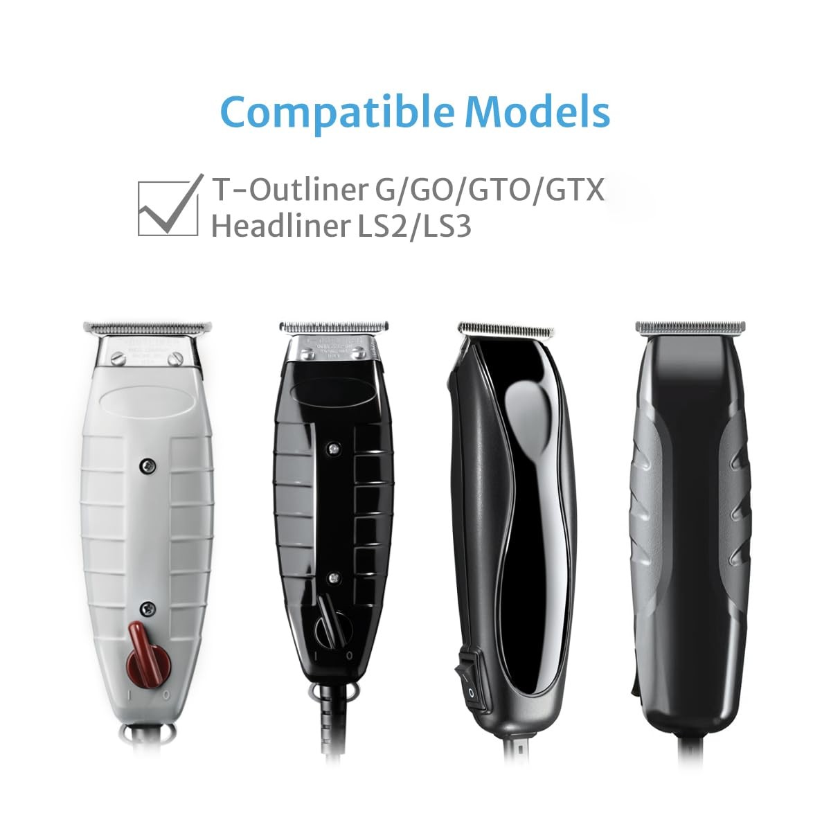 Blades Compatible with Andis T Outliner G GO GTO GTX Headliner LS2 LS3