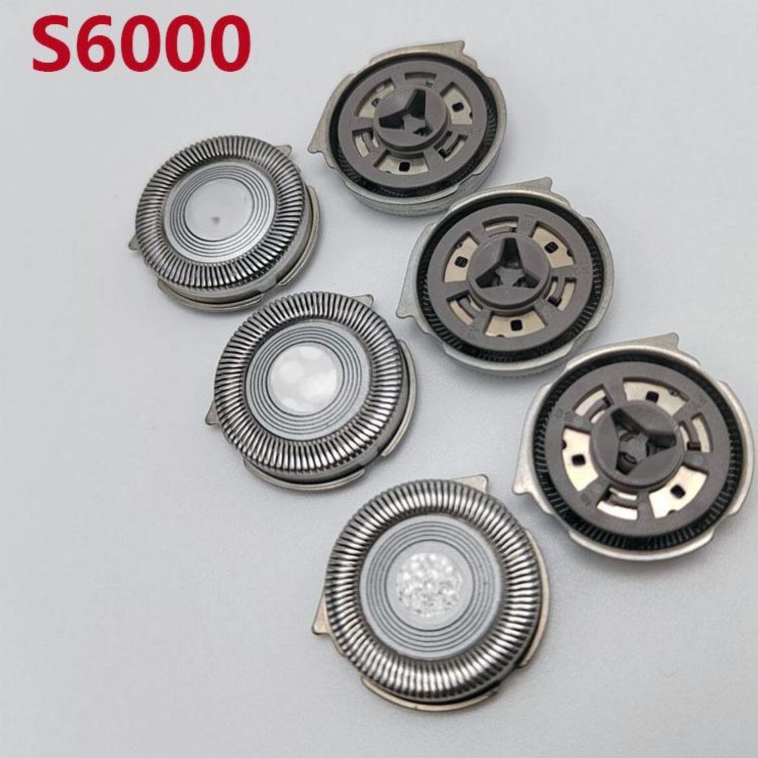 3pcs Replacement Shaver Heads for Philips Series 6000 S6810 S6820 S6850, SH60/72
