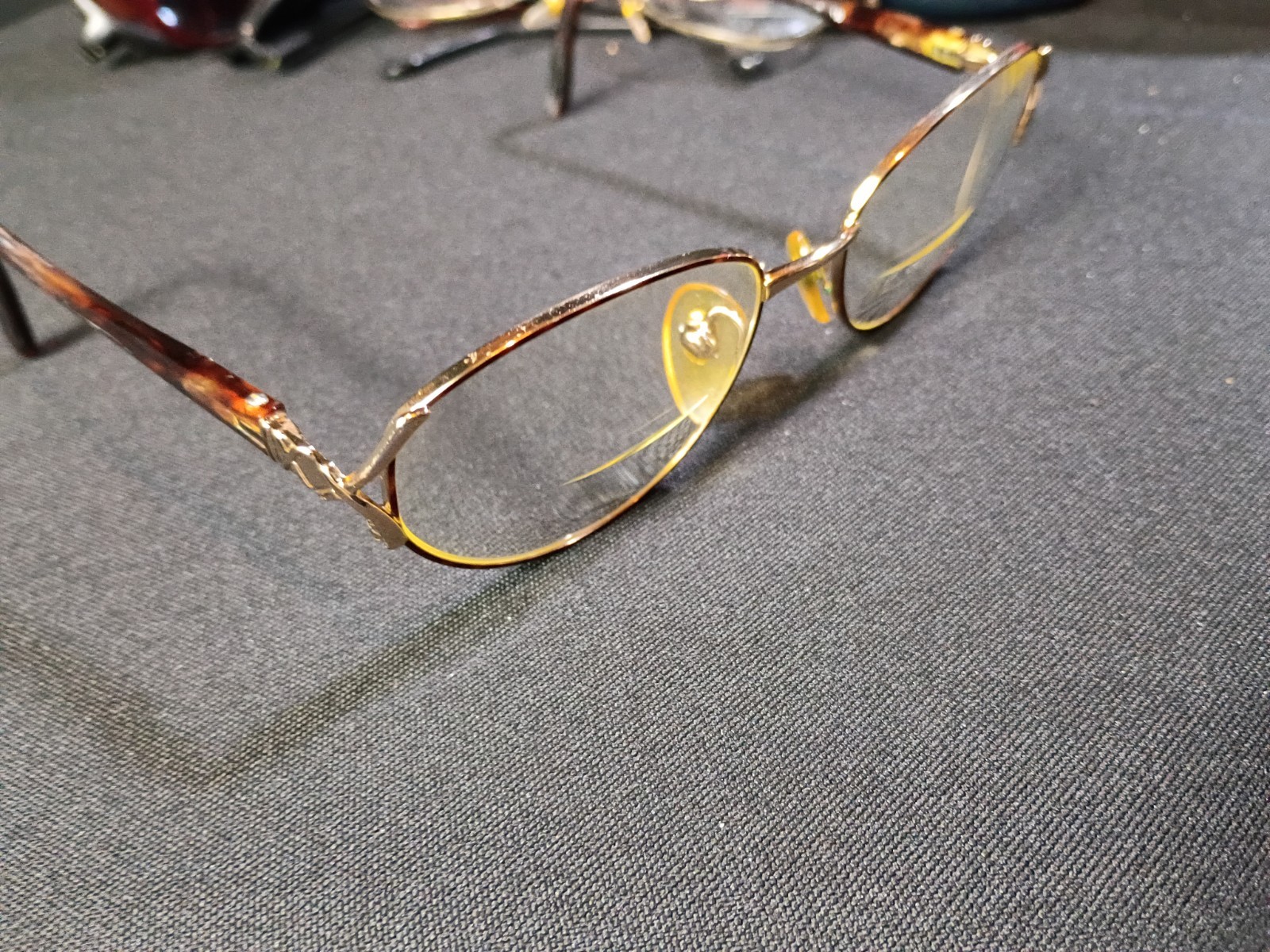 Sferoflex Unisex Adults Oval Full Rim Metal Eyeglass Frames Gold MPN 130