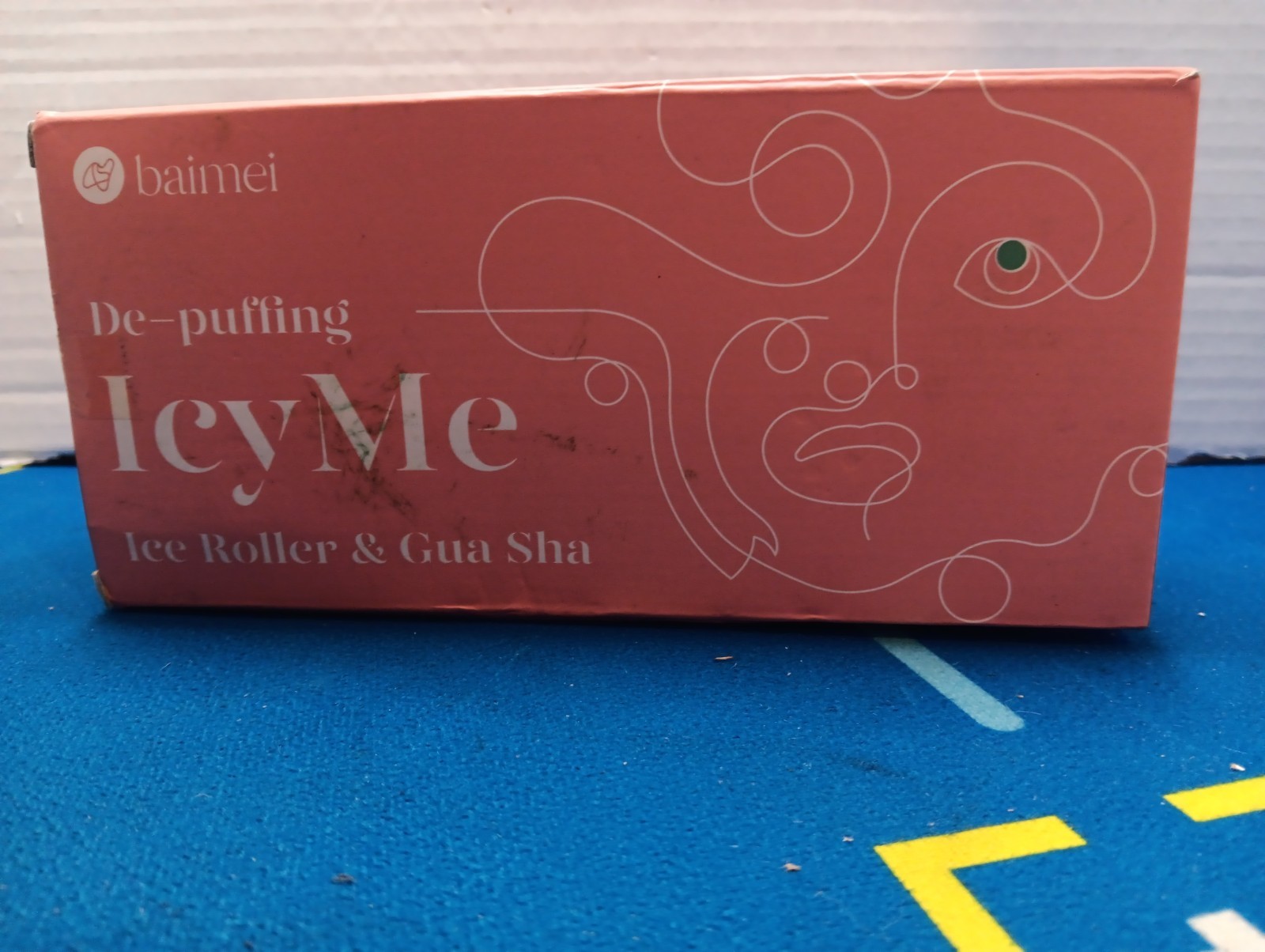 Baimei Icyme Ice Roller for Face and Gua Sha Facial Tool Set, Ice Face Roller