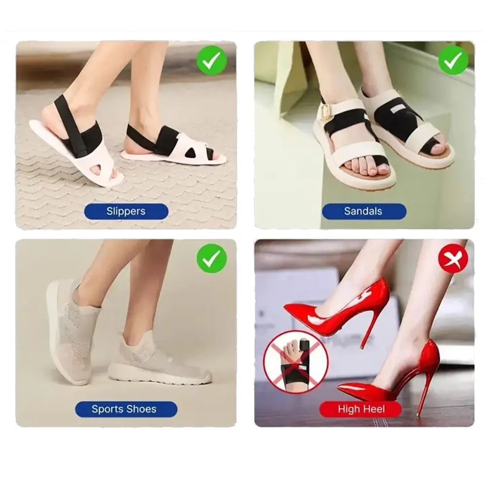 Ergonomic Bunion Corrector Strap Adjustable Reusable Toe Valgus