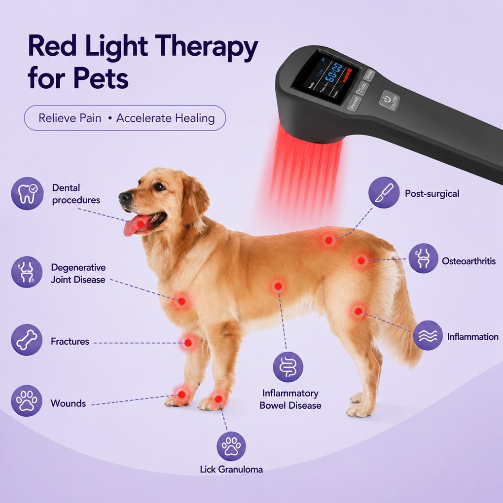 20 Diode Handheld Cold Laser Therapy for Post Workout Soreness and Muscle Repair