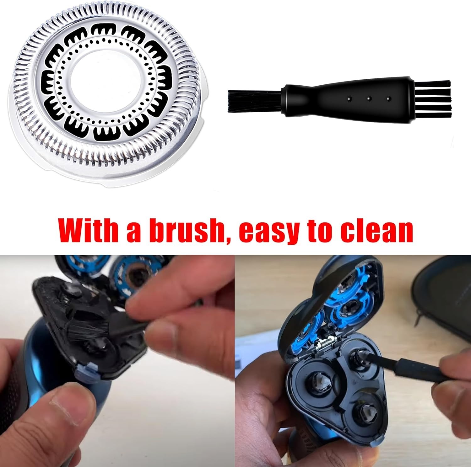 SH60/72 Replacement Heads: Effortless Shaving for Norelco Series 6000