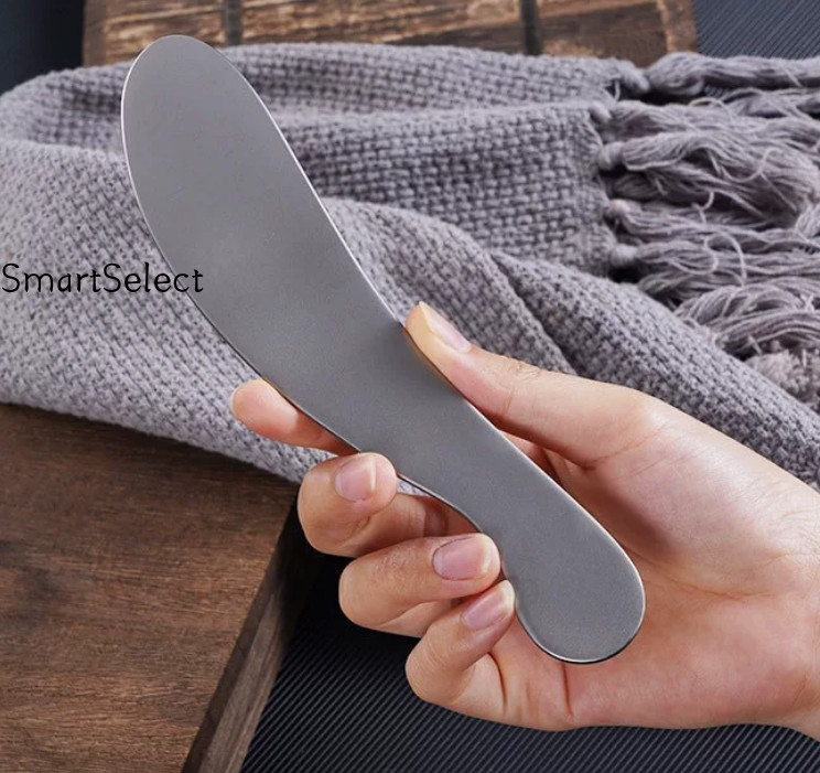 Titanium Gua Sha Board Facial Scraping Tool Face Massager Body Anti-allergic