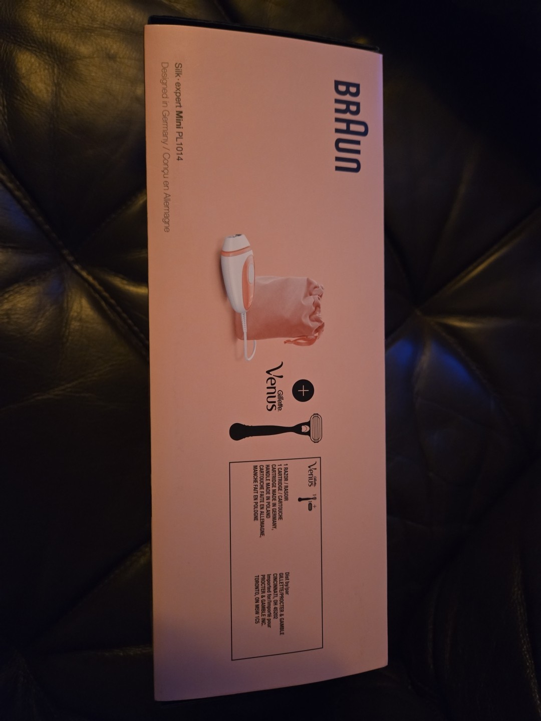 Braun Silk Expert Mini Hair Removal System Pink PL 1014 Legs, Body & Face