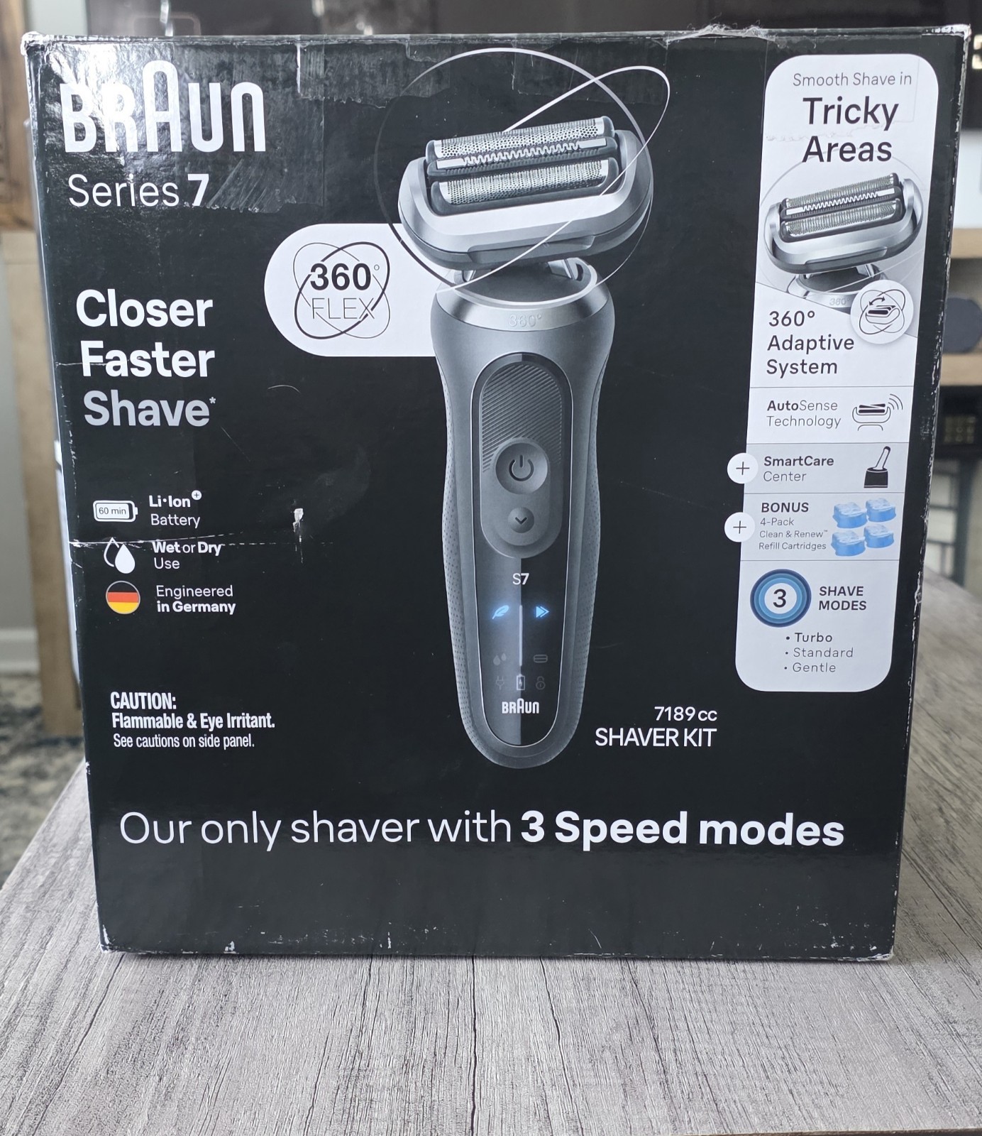 Braun Series 7 7189cc Electric Razor Shaver Kit for Men