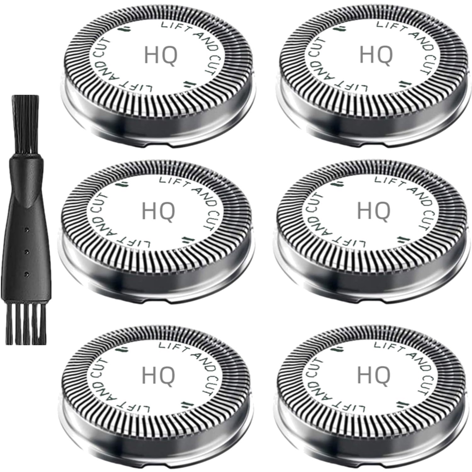6 Pcs HQ56 Replacement Shaver Heads for HQ3 HQ4 HQ55 HQ56 HQ6,Replacement Sha…