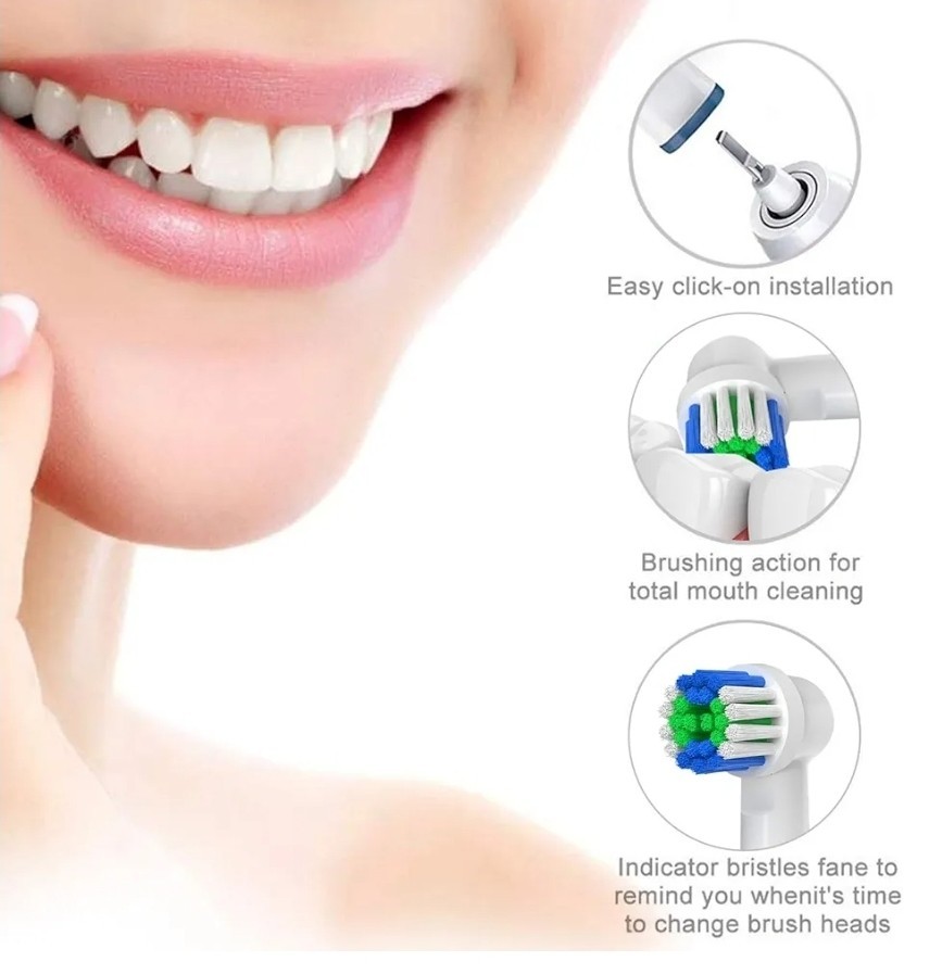 Genkent Replacement Toothbrush Heads Oral-B compatible 24 pack…. CP