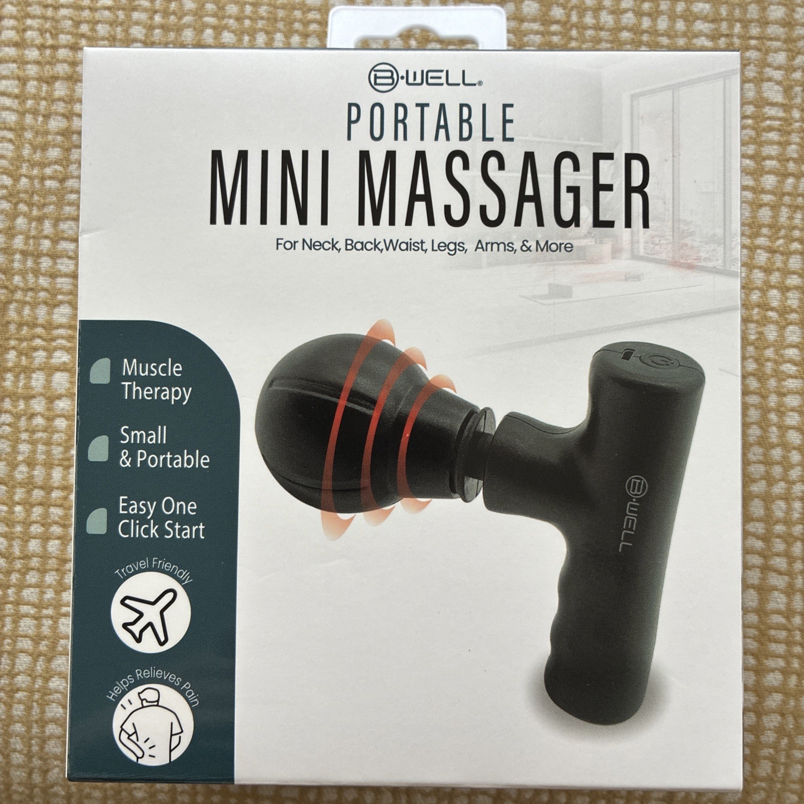 Portable Mini Massager For Neck, Back, Legs, Arms, & More! *New*