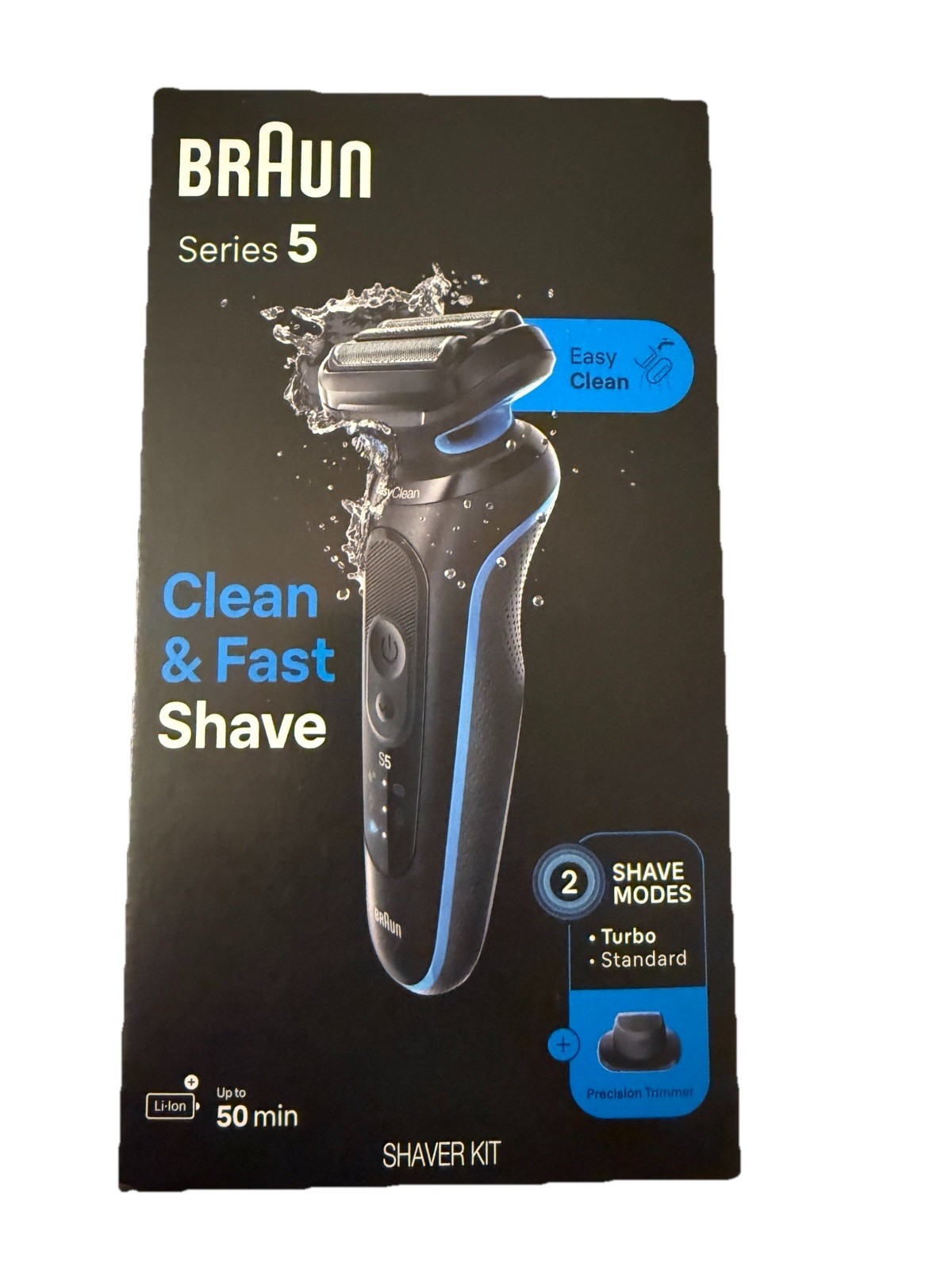Braun Series 5 Electric Shaver Kit 5118s Cordless Waterproof Razor for Men