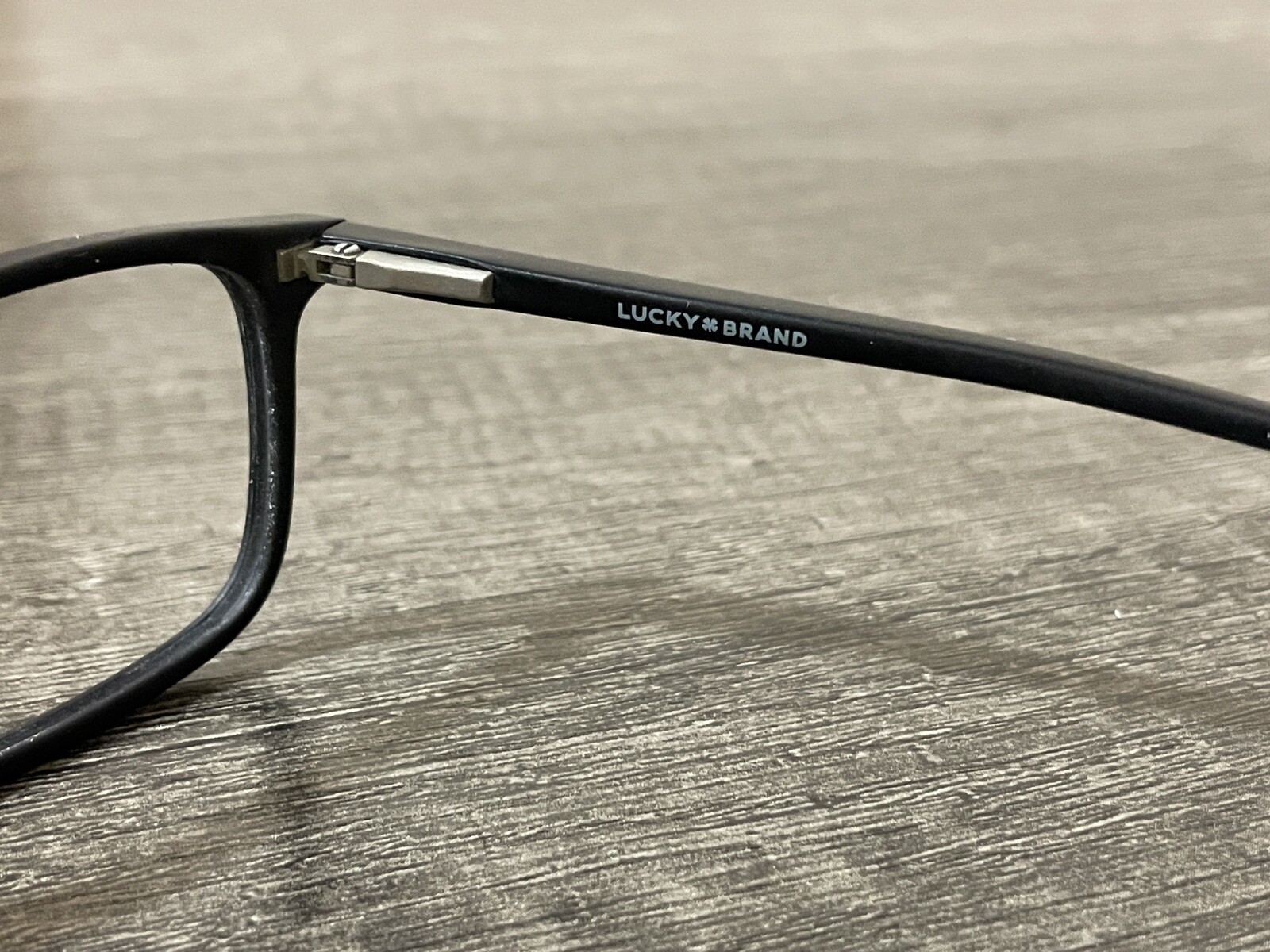 Lucky Brand Glasses FRAMES ONLY D811 Adult Unisex Flex Hinges Black 48-16-130