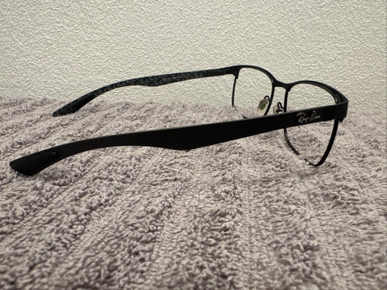 Ray Ban Eyeglasses, Frames Only, RB 8416, 2503, 55-17-145, Metal, Black & Case