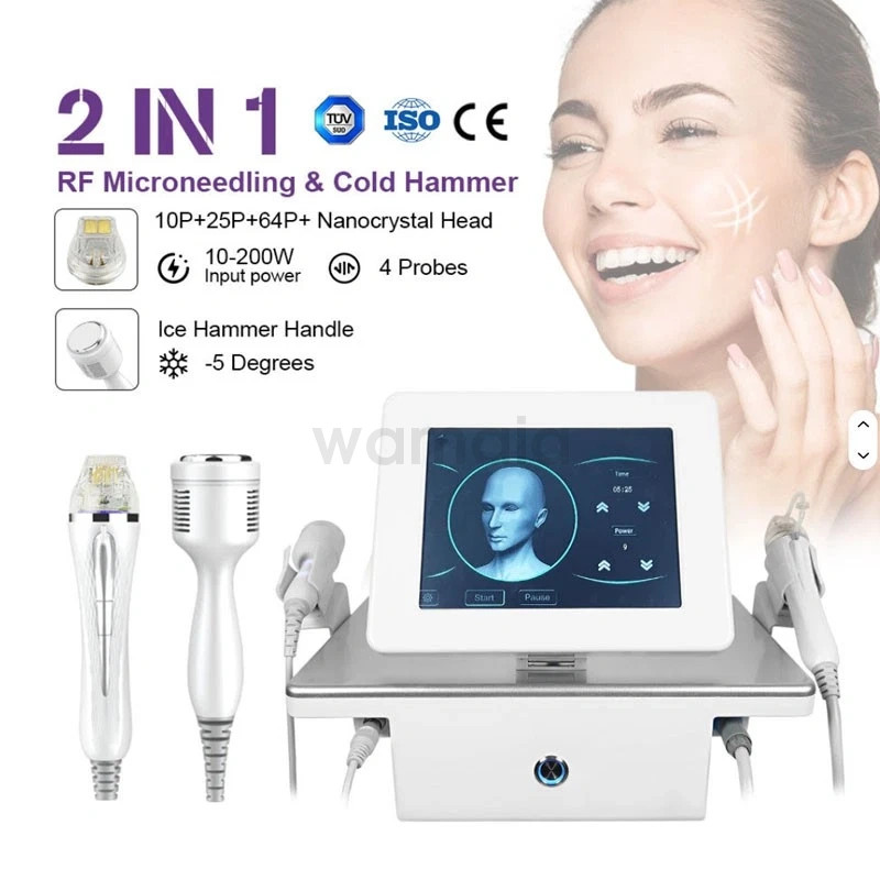 2in1 Micro-n-eedle Machine Cold Hammer Anti Scars Spot Skin Smoothing Beauty