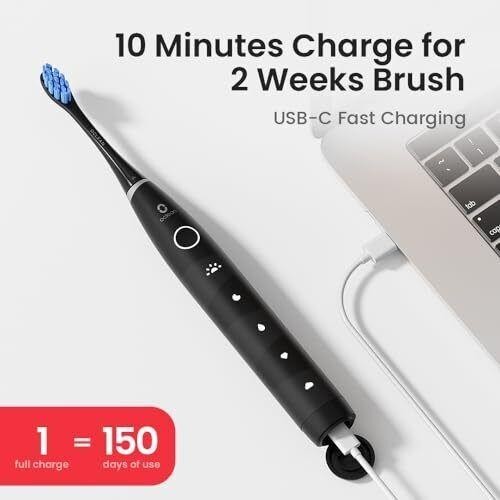 Oclean Electric Toothbrush for Adults, 150 Days Battery Life Electric Toothbrush