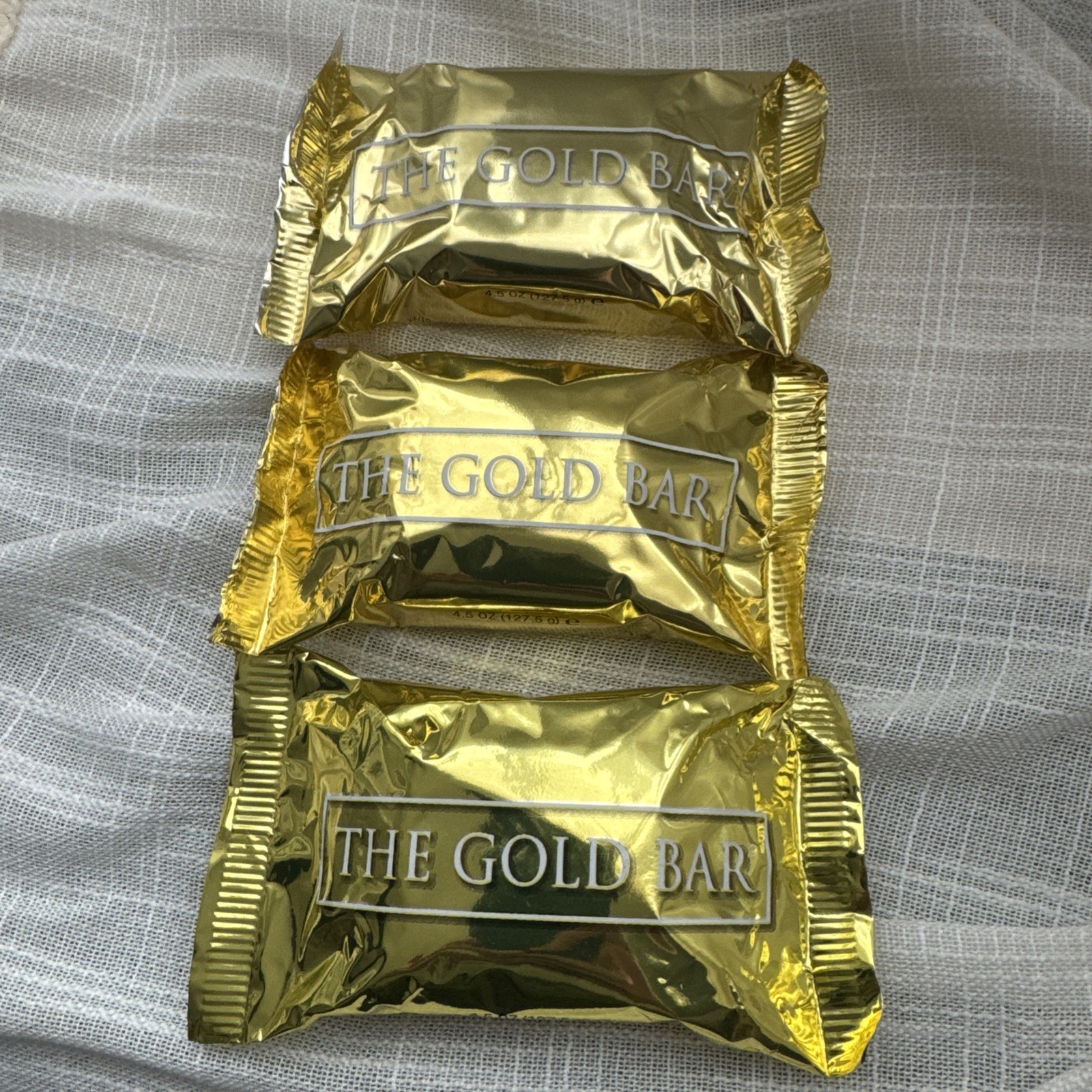 LOT of 3 MELALEUCA THE GOLD BAR SOAP 4.5 OZ NEW/SEALED