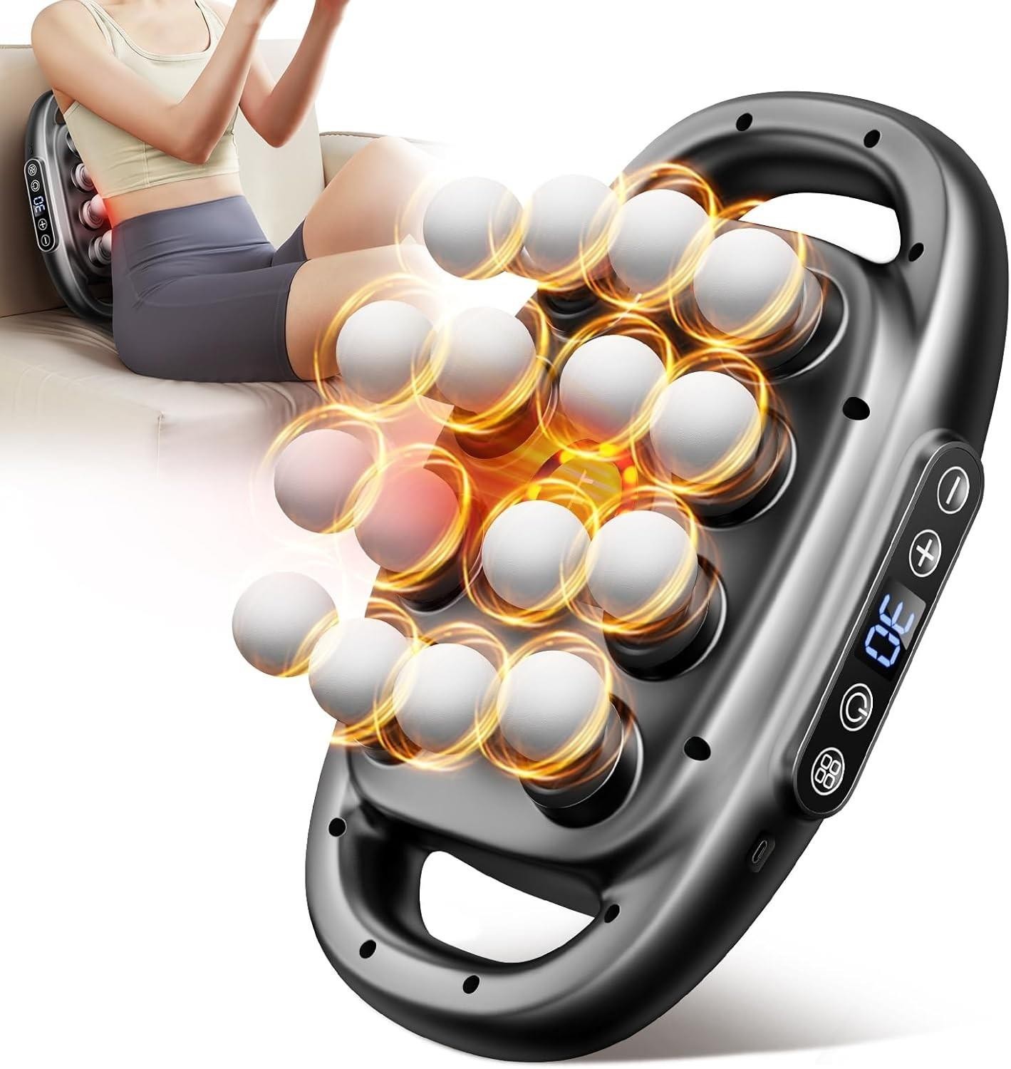 VTT 16-Head Massage Gun Set Deep Tissue Percussion Massager with 3 Modes & 30…