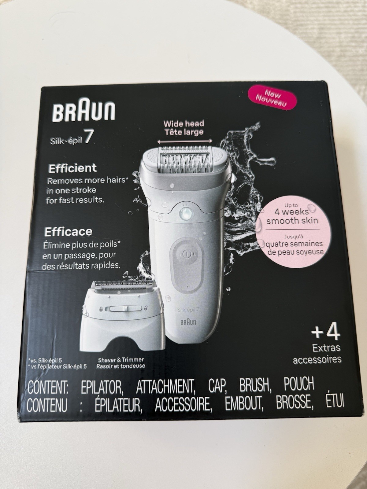 Braun Epilator Silk-épil 7, Hair Removal Device, Women Shaver & Trimmer