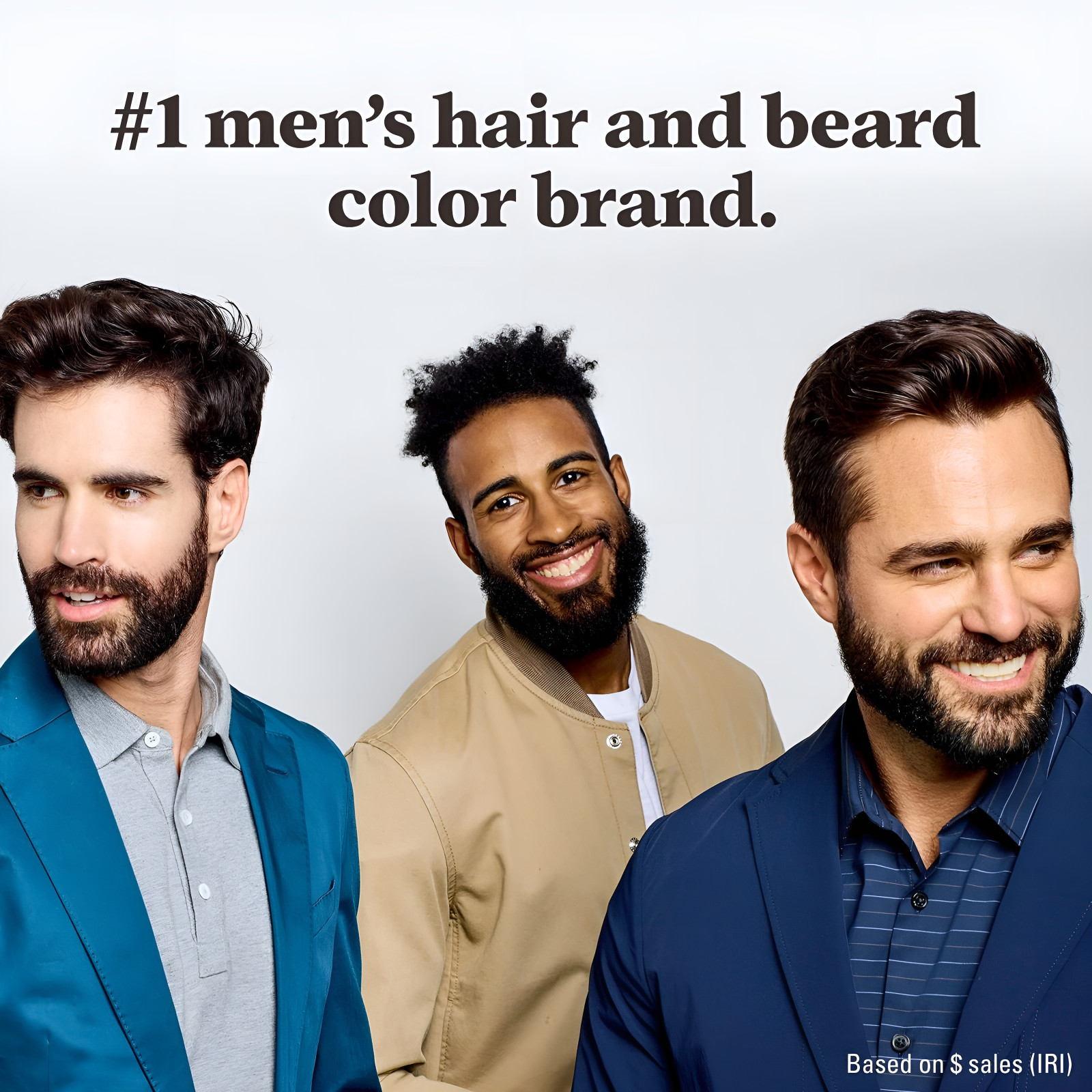 Just For Men Mustache Beard Color Medium Dark Brown 14g Gray Coverage Hair Dye