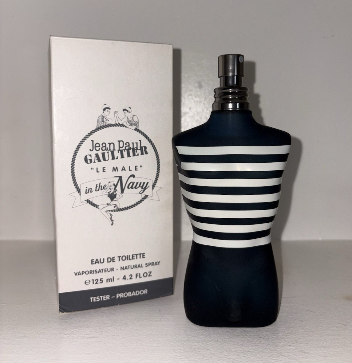 Jean Paul Gaultier Le Male In The Navy EDT Spray 4.2 fl oz TESTER