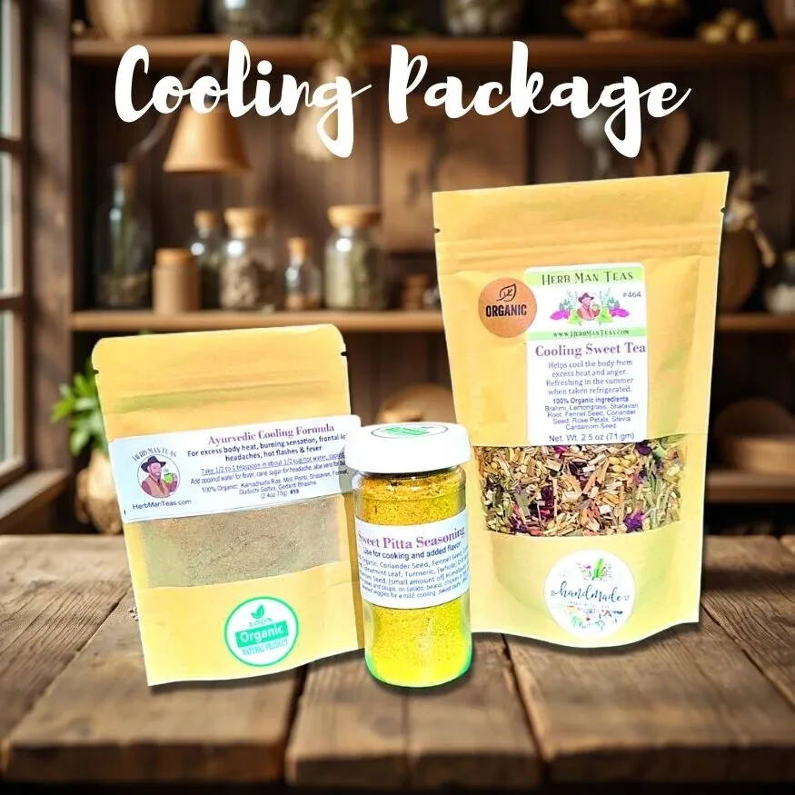 Ayurvedic Summer Detox – Cooling Tea, Spice & Formula for Heat, Digestion & Mood