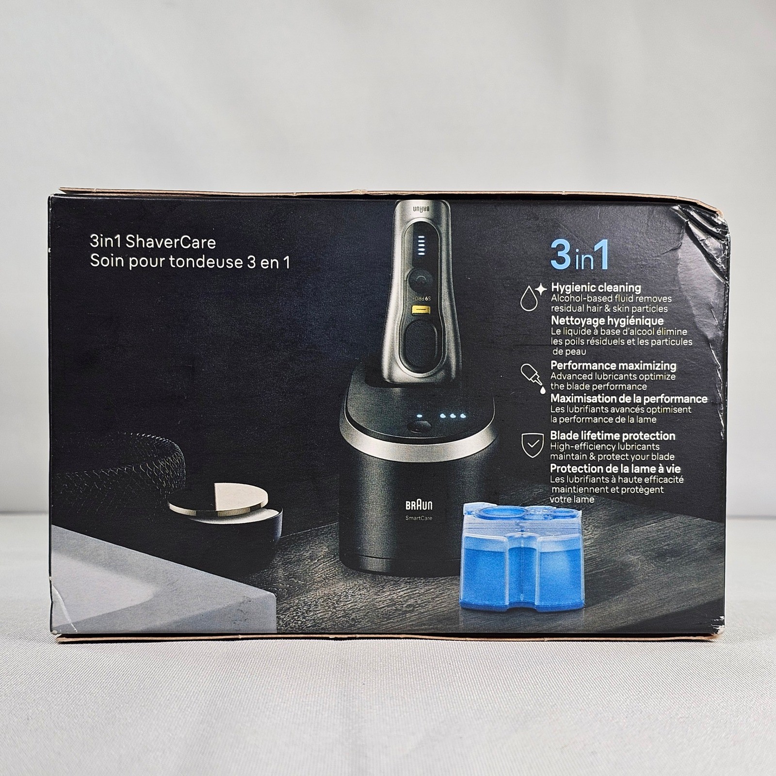 Braun 3in1 ShaverCare Clean & Renew Cartridges 4 Pack Lemon Fresh CCR 5331