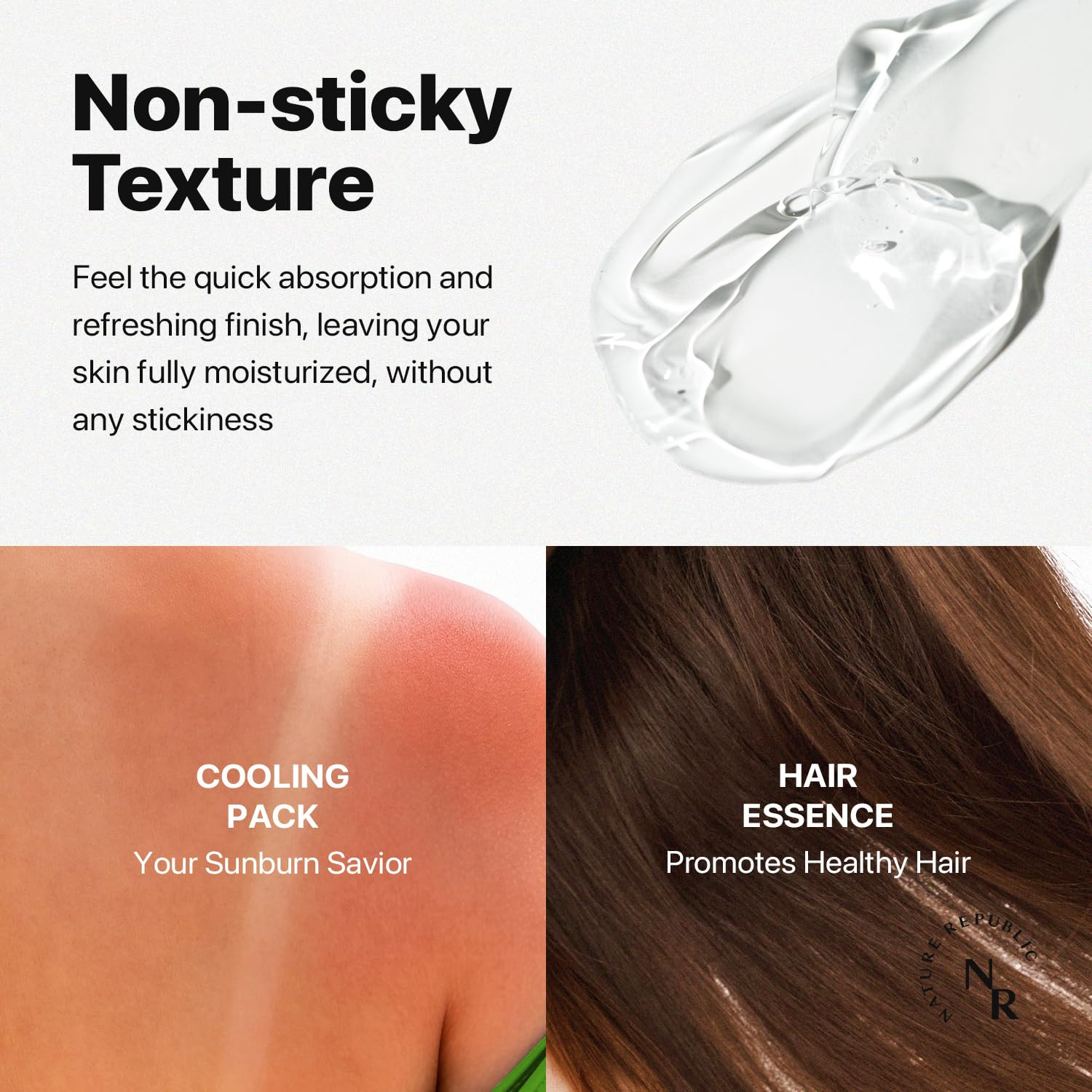 Mild & Moisture Aloe Vera Watery Gel (1 PCS) | Hydrating & Moisturizing, Fast-Ab