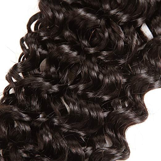 Virgin Brazilian Jerry Curl Human Hair One Bundle Sew In Hair Extension 5 Colors