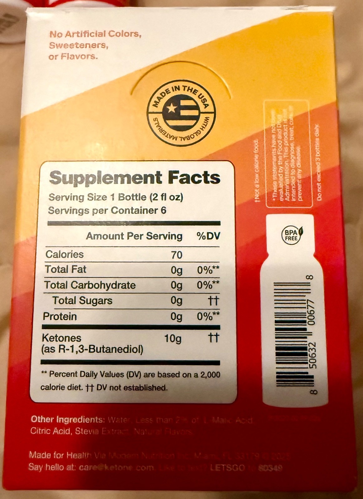 Ketone-IQ High Performance Caffeine Energy Shots