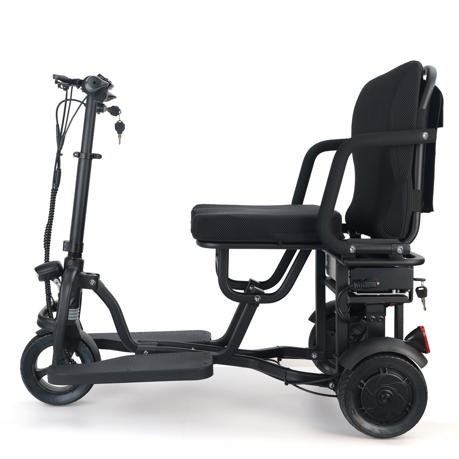 Three-Wheel Foldable Scooter Electric Adult, 3 Speed Adjustment Mobility Scooter