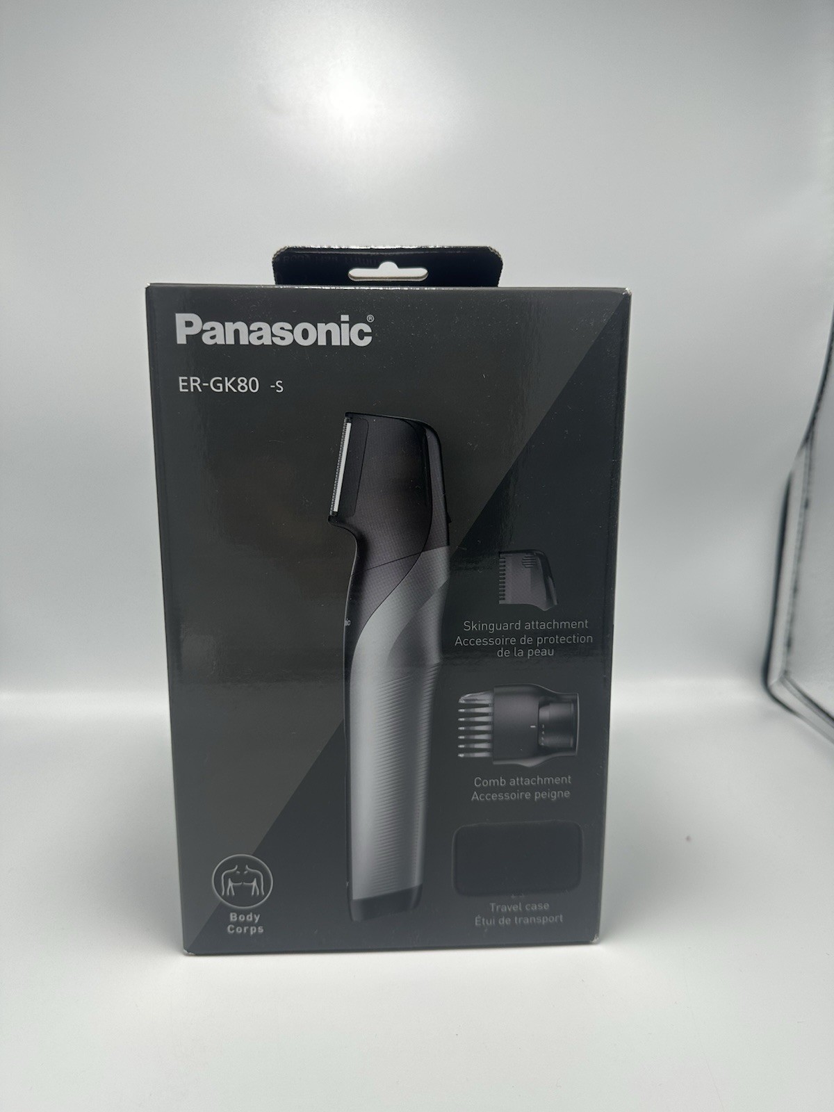 Panasonic ER-GK80-S Body Groomer Wet Dry Cordless Shaving Trimmer Black NEW