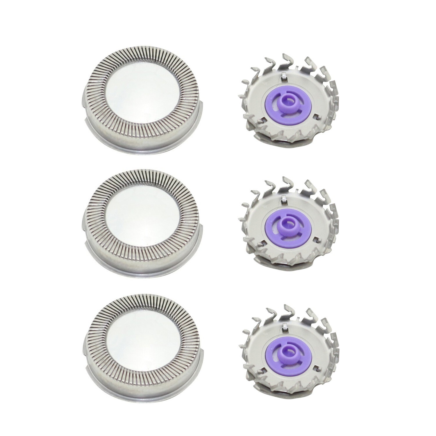 3x Replacement Shaver Heads Cutter for Philips Norelco HQ56 HQ55 HQ4 HQ3 Razor