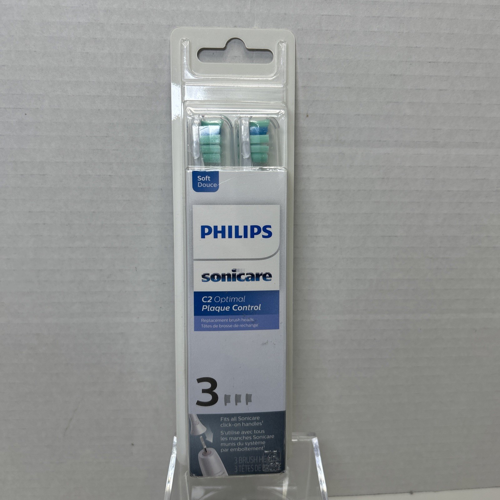Philips Sonicare C2 Optimal Plaque Control Replacement Brush Heads 3pk HX9023/65