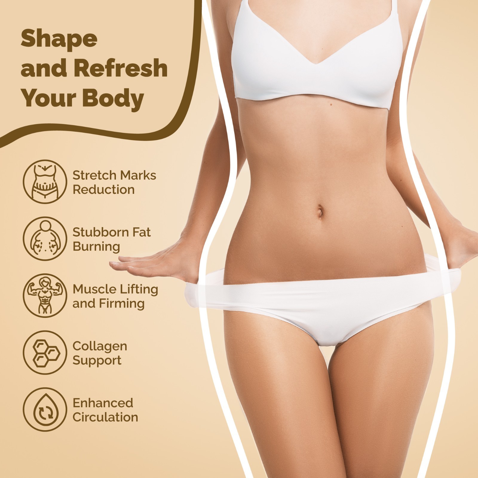 Body Sculpting Cellulite Massager Machine – Fat & Skin Anti-Cellulite Device