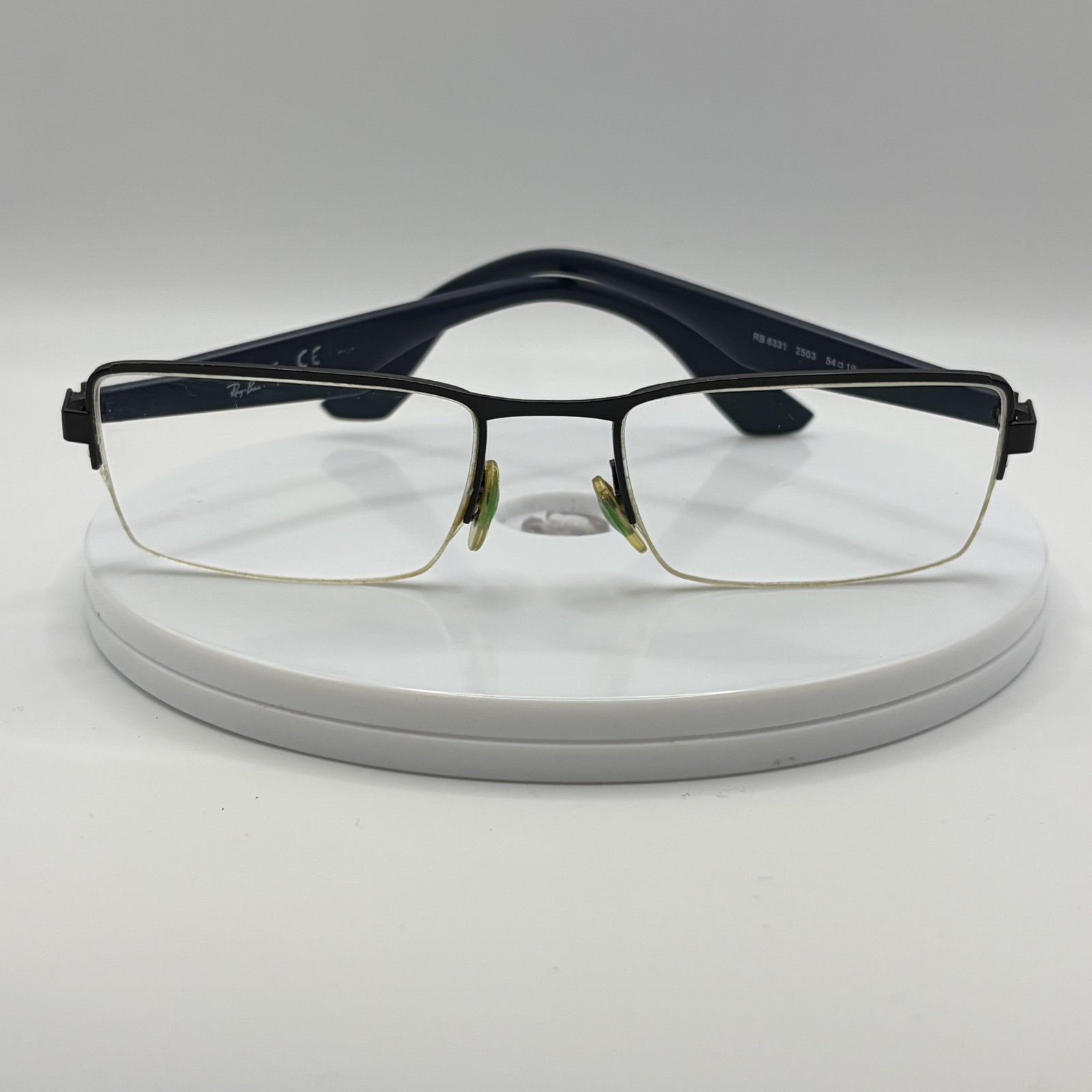 Ray-Ban Eyeglass Frames Mens Black RB 6331 2503 54-19-145 Rectangular Full Rim