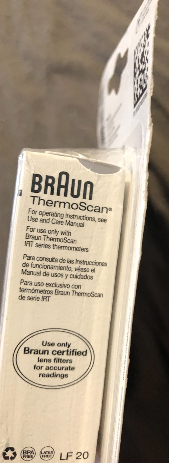 New Braun Thermoscan Hygienic Ear Thermometer 40 Refill Lens Filters