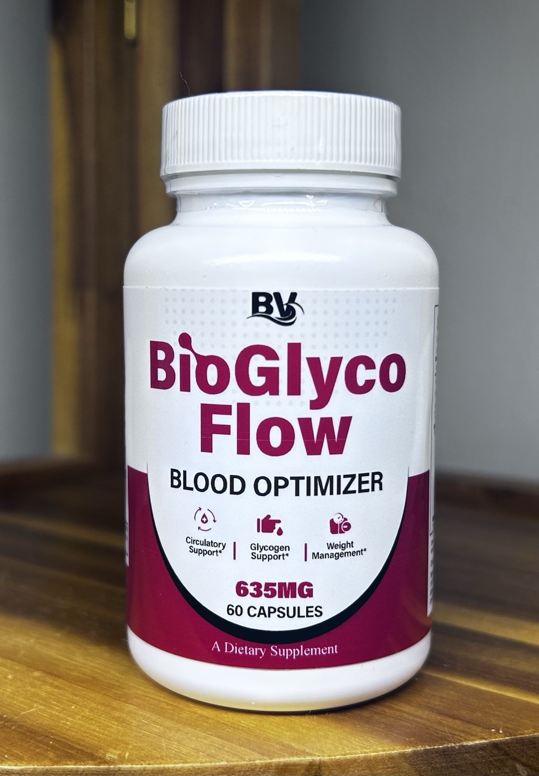 BioGlyco Flow Blood Optimizer, 635 Mg- 60 Capsules- Exp 02/2029- NEW SEALED