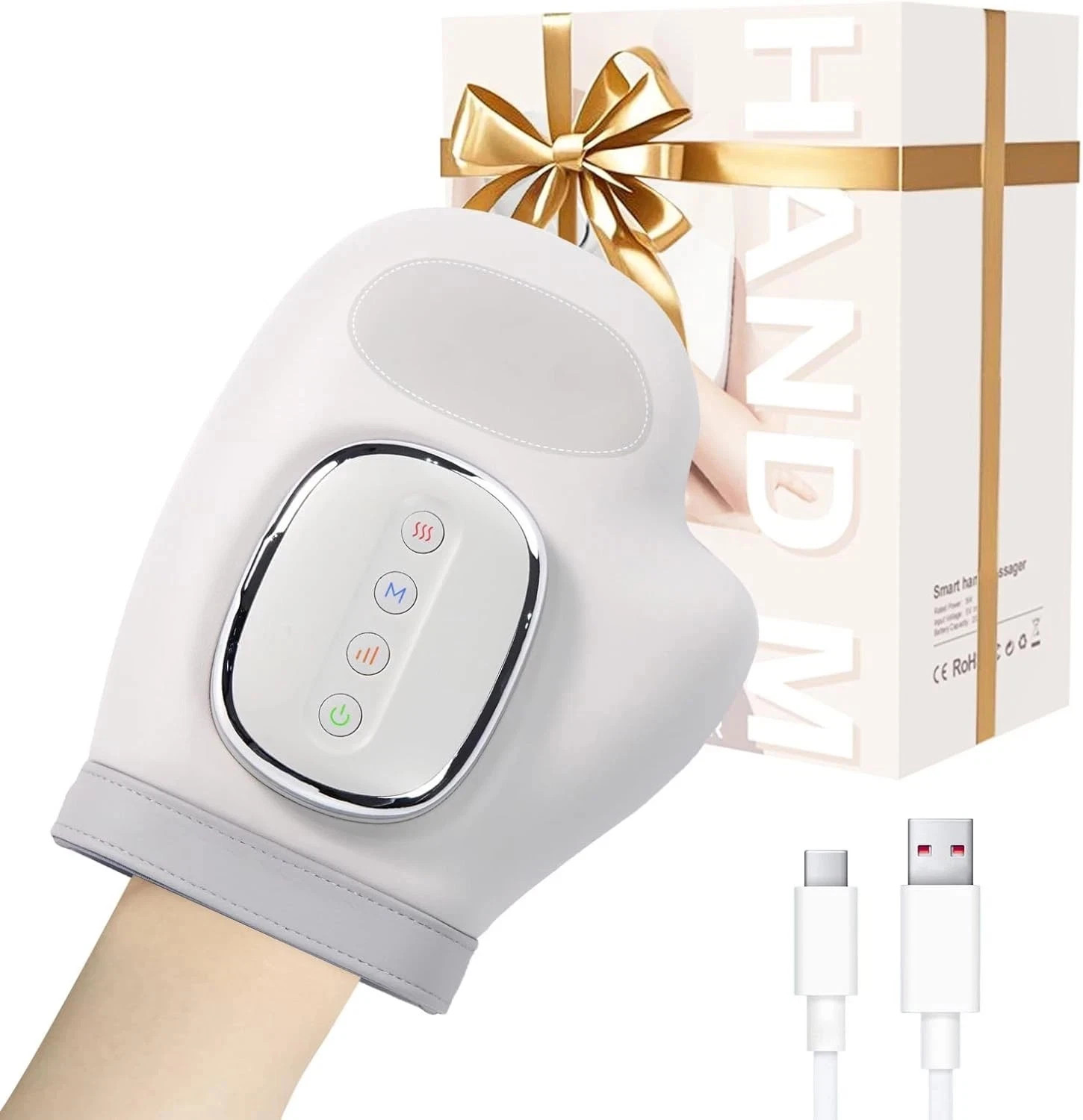 Hand Massager with Heat and Compression Cordless for Arthritis and Carpal Tunnel
