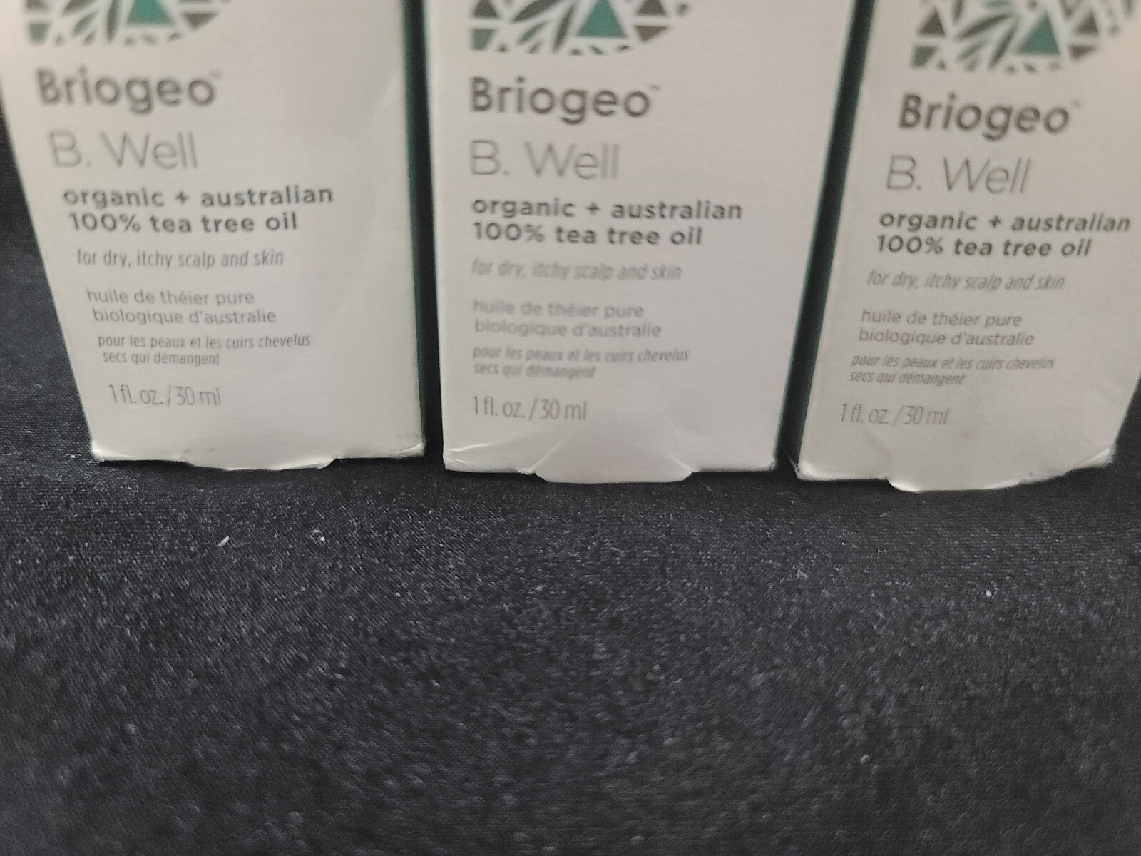 ❤Best $ Lot 3x❤ Briogeo B. Well Organic Australian 100% Tea Tree Oil 1oz 30ml❤