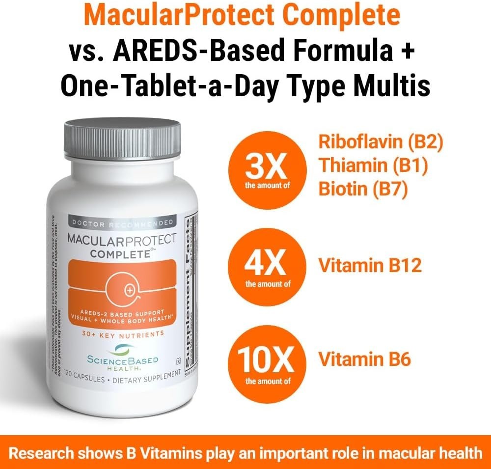 MacularProtect AREDS 2 + Multivitamin, 120 Ct – Vision & Whole Body Support