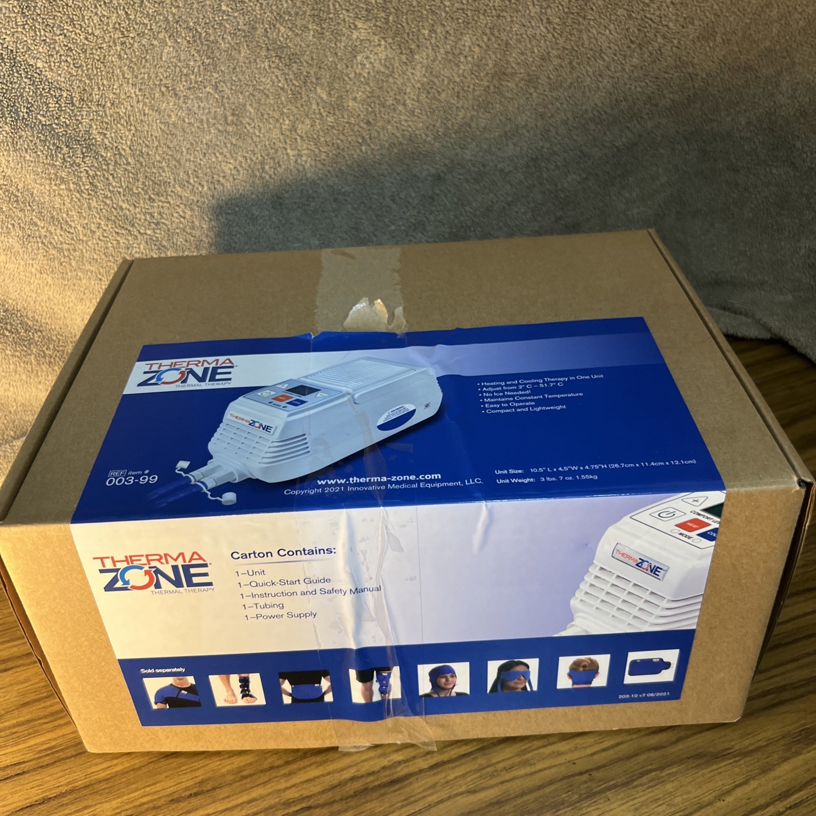 Therma Zone 003-99 Thermal Therapy System Heating & Cooling Therapy Brand New