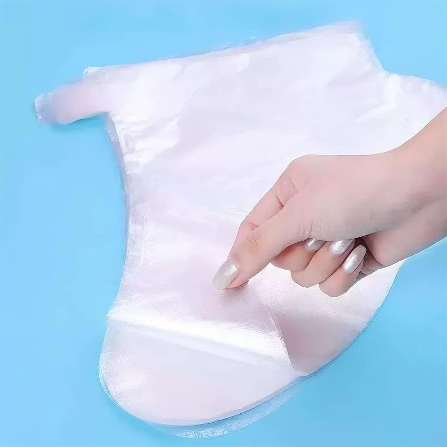 400-Pack Disposable Plastic Foot Covers for Feet – Leak-Proof Paraffin Wax Bath